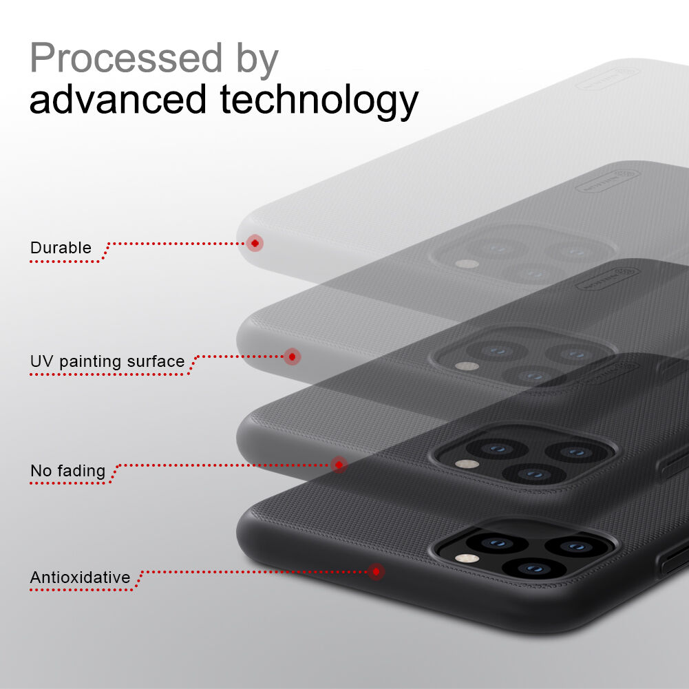 Nillkin mat ovitek s hrapavo površino za iPhone 11 Pro Max - modro