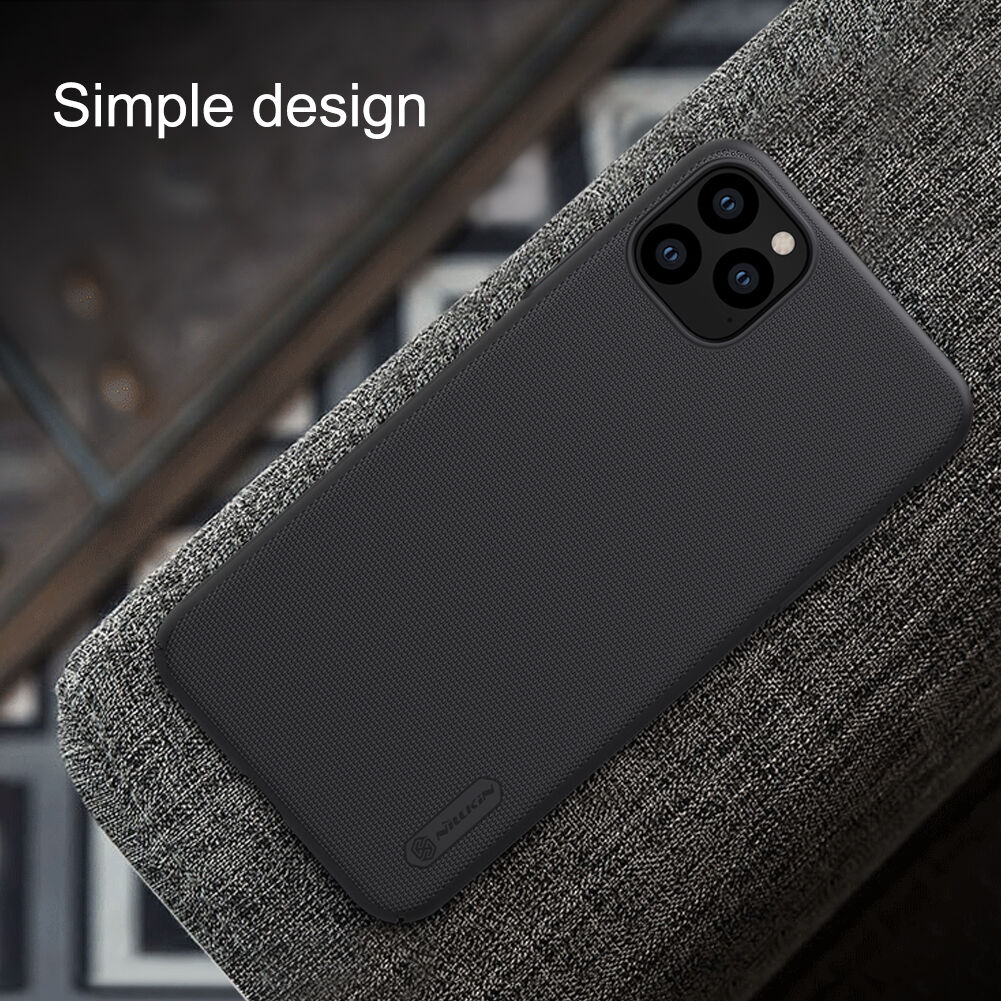 Nillkin mat ovitek s hrapavo površino za iPhone 11 Pro Max - črna