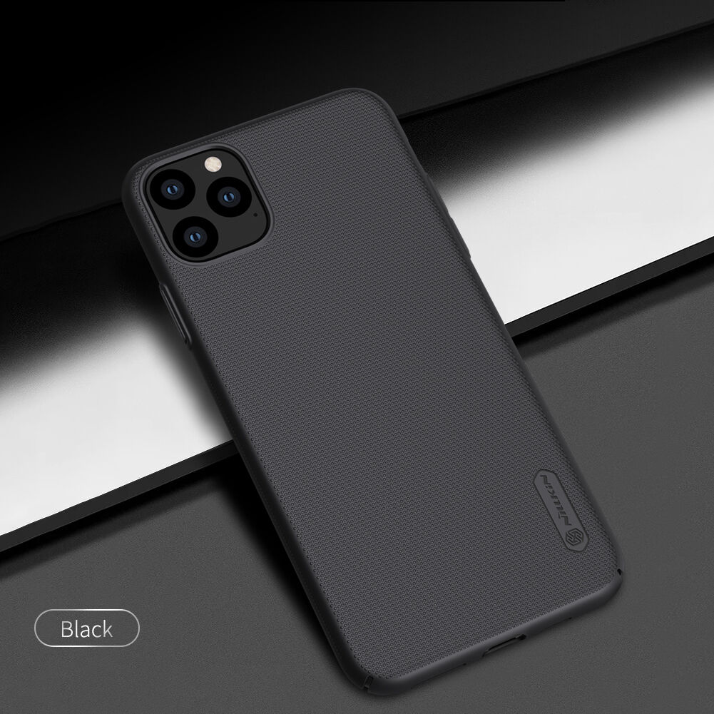 Nillkin mat ovitek s hrapavo površino za iPhone 11 Pro Max - črna