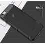 X-level bleščeč ovitek iz mehke plastike za iPhone 6 / 6S - črna