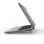 Na udarce odporen pokrov z nagibnimi nogami za MacBook Pro 13" (A1706 / A1708 / A1989 / A2159) - siva