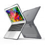 Na udarce odporen pokrov z nagibnimi nogami za MacBook Pro 13" (A1706 / A1708 / A1989 / A2159) - siva