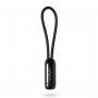 X-LEVEL Eleganten USB / strelovodni kabel za Apple iPhone / iPad / iPod - 8cm - črna