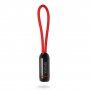 X-LEVEL Eleganten USB / strelovodni kabel za Apple iPhone / iPad / iPod - 8cm - rdeče