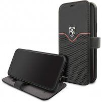 Ferrari W Stand flip etui za iPhone 11 - črna