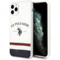 U.s. Polo Tricolor Blurred originalni ovitek za iPhone 11 Pro Max - bela