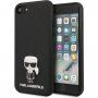 Karl Lagerfeld Saffiano Iconic ovitek za iPhone 7/8/SE (2020) - črna