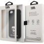 Karl Lagerfeld Saffiano Iconic ovitek za iPhone 7/8/SE (2020) - črna