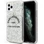 Karl Lagerfeld St. Guillaume Glitter ovitek za iPhone 11 Pro Max - srebro