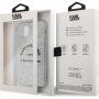 Karl Lagerfeld St. Guillaume Glitter ovitek za iPhone 11 Pro Max - srebro