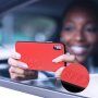 Audi originalni ovitek iz PU usnja za iPhone X / XS - rdeče