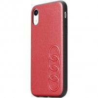 Audi originalni ovitek iz PU usnja za iPhone 11 Pro Max - rdeče