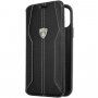 Lamborghini Huracan originalni usnjeni etui za iPhone 11 - črna