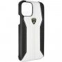 Originalna usnjena prevleka za Lamborghini Huracan za iPhone 11 Pro Max - bela