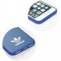 Adidas originalni ovitek z logotipom in usnjeno površino za iPhone 6 / 6S / 7 / 8 / SE (2020/2022) - modro