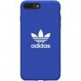 Adidas originalni ovitek s tekstilno povšino za iPhone 6 / 6S / 7 / 8 / SE (2020/2022) - modro