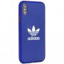 Adidas originalni ovitek s tekstilno povšino za iPhone 6 / 6S / 7 / 8 / SE (2020/2022) - modro