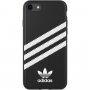 Adidas originalni ovitek z usnjeno površino za iPhone 6 / 6S / 7 / 8 / SE (2020/2022) - črna