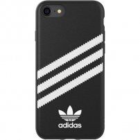 Adidas originalni ovitek z usnjeno površino za iPhone 6 / 6S / 7 / 8 / SE (2020/2022) - črna
