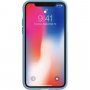 Adidas originalni ovitek s tekstilno povšino za iPhone X / XS - svetlo modra