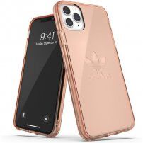 Adidas originalni prozorni ovitek z logotipom za iPhone 11 Pro Max - roza-zlato