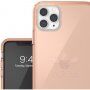 Adidas originalni prozorni ovitek z logotipom za iPhone 11 Pro Max - roza-zlato