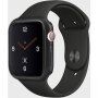 Uniq Glase Slim etui iz mehke plastike za Apple Watch 40mm - mat črna