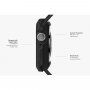 Uniq Proteger trpežen etui za Apple Watch 44mm - mat črna