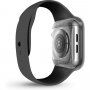 Uniq Garde Hybrid etui z zaščito zaslona za Apple Watch 44mm - dima