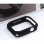 Uniq Lino silikonski etui za Apple Watch 44mm - črna