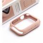 Uniq Lino silikonski etui za Apple Watch 44mm - svetlo roza