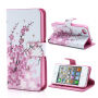 Magnetno etui / ovitek s stojalom in reže za kartice Apple iPhone 4 / 4S - roza