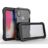Vodoodporen in izjemno trpežen etui za iPhone X / XS - črna