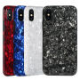 BENKS plastični pokrov z diamantnim vzorcem za iPhone X / iPhone X - črna