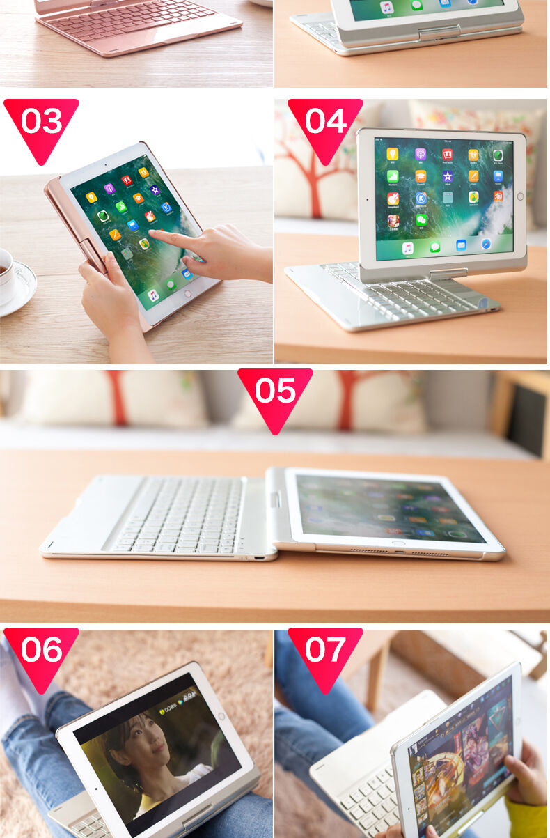 Vrtljiva torbica s tipkovnico za iPad 9,7