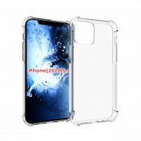 Ovitek iz mehke plastike z ojačanimi vogali za iPhone 12 mini - pregleden