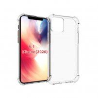 Protidrsni ovitek z zaščito za vogale za iPhone 12 / 12 Pro - pregleden