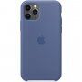 Pristna Apple Silikonska prevleka za iPhone 11 Pro Max - svetlo modra