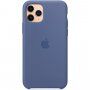 Pristna Apple Silikonska prevleka za iPhone 11 Pro Max - svetlo modra