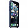 Pristna Apple Silikonska prevleka za iPhone 11 Pro Max - svetlo modra