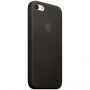 Ovitek iz pravega usnja za Apple iPhone 5S / SE (2016) - črna