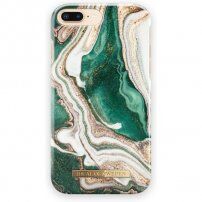 iDeal Of Sweden marmoriran ovitek za iPhone 6 Plus / 6 Plus / 7 Plus / 8 Plus - zlato-zelena
