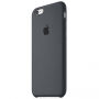 Originalna silikonska prevleka za Apple iPhone 6S - Oglje sivo