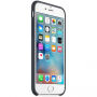 Originalna silikonska prevleka za Apple iPhone 6S - Oglje sivo