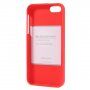 Mercury Goospery mat ovitek iz mehke plastike za iPhone 5 / 5S / SE (2016) - rdeče