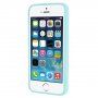 Mercury Goospery mat ovitek iz mehke plastike za iPhone 5 / 5S / SE (2016) - cijan