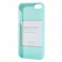 Mercury Goospery mat ovitek iz mehke plastike za iPhone 5 / 5S / SE (2016) - cijan