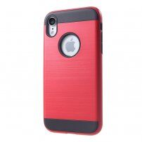 Pokrijte z brušeno teksturo za iPhone XR - rdeče