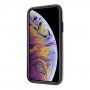 Pokrijte z brušeno teksturo za iPhone XR - zlati