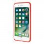 Silikonski ovitek s srčkom za iPhone 6 / 6S - rdeče